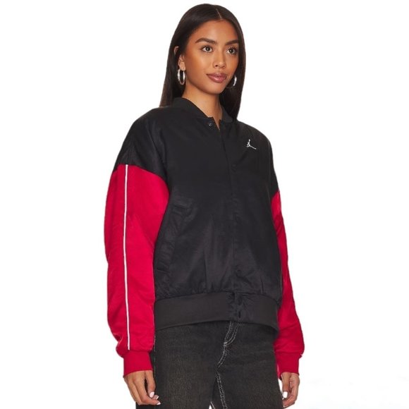 Nike Jordan Women's Flight Renegade Snap Front Jacket NWT - Size Large - Picture 3 of 6